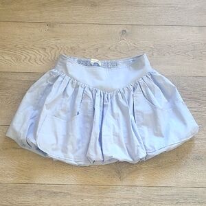 Altar'd State Light Blue Bubble Mini Skirt Casual Resort Wear